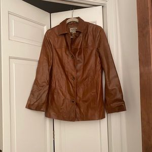 Sonoma Jean Leather Coat